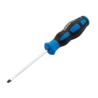 Draper Soft Grip Plain Slot Screwdriver, 3.2 75-100mm