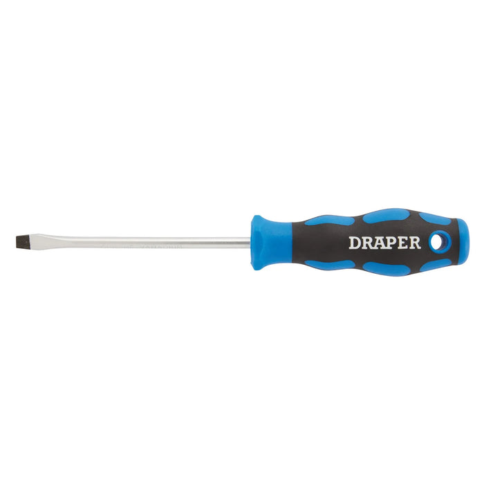 Draper Soft Grip Plain Slot Screwdriver, 5 x 100mm - 865/SL