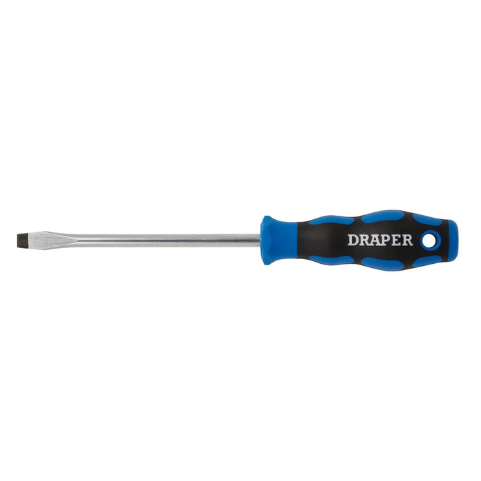Draper Soft Grip Plain Slot Screwdriver, 8 x 150mm - 865/SL