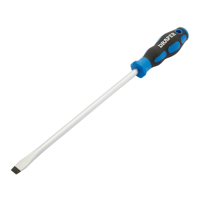 Draper Soft Grip Plain Slot Screwdriver, 9.5 x 250mm - 865/SL
