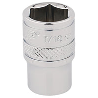 Draper Expert HI-TORQ® 6 Point Socket, 1/4" Sq. Dr., 7/16" - B-AF
