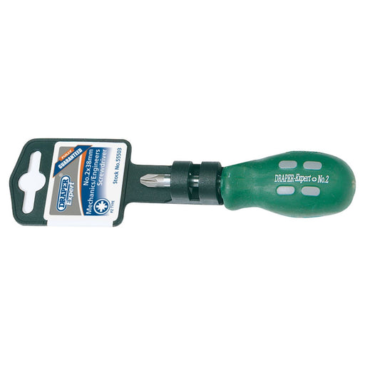 Draper Expert PZ Type Mechanic's Screwdriver, No.2 x 38mm 55503 Draper - Town Tools 