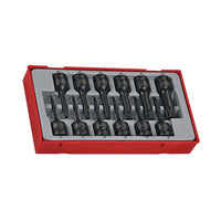 Teng Tools 1/2" TX Impact Socket Set DIN TT1 12 Pieces