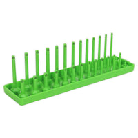 Sealey Socket Holder 1/4"Sq Drive 4-15mm Hi-Vis Green SH1414HV