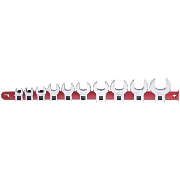 Carlyle Tools Spanner Set - Combination Crow'S Foot - Metric - 10 Piece
