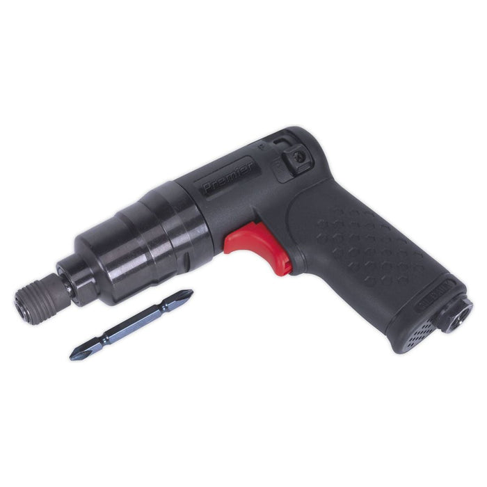 Sealey Air Pistol Screwdriver Mini 600lb.in(67Nm) Composite Premier SA623 Sealey - Town Tools 