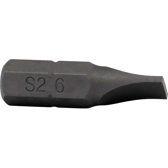 Sealey Slotted bit sl6 1/4"x25mml