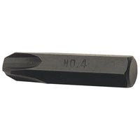 Draper Cross Slot Impact Screwdriver Bit, No.4 10820