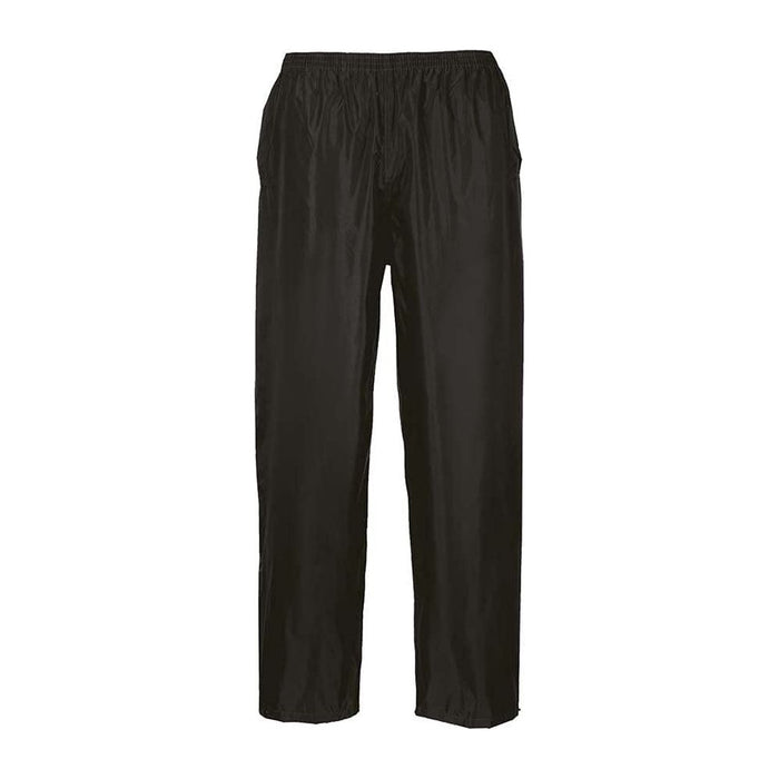 Portwest Classic Rain Trousers - Black - Medium (Regular)