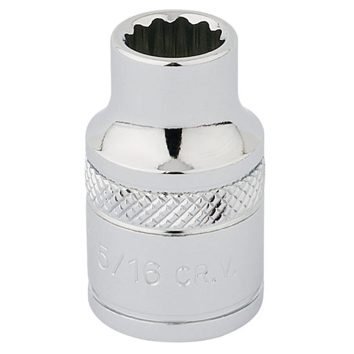 Draper Expert HI-TORQ® 12 Point Socket, 3/8" Sq. Dr., 5/16" - D-AF