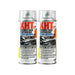 2X Clear Lacquer E-Tech 400ml Extremely High Temperature Paint XHT VHT Exhaust E-Tech - Town Tools 