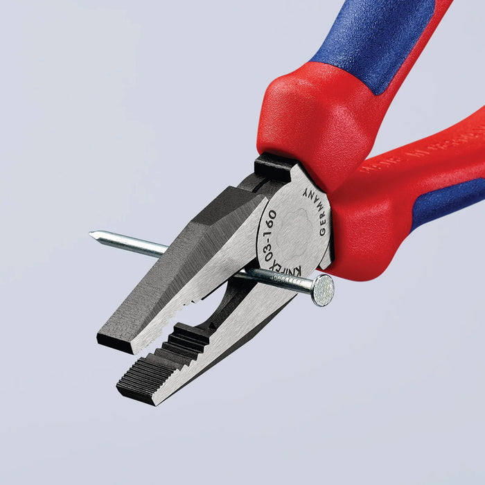 KNIPEX 03 02 160 SB Combination Pliers, 160mm - 03 02 160 SB