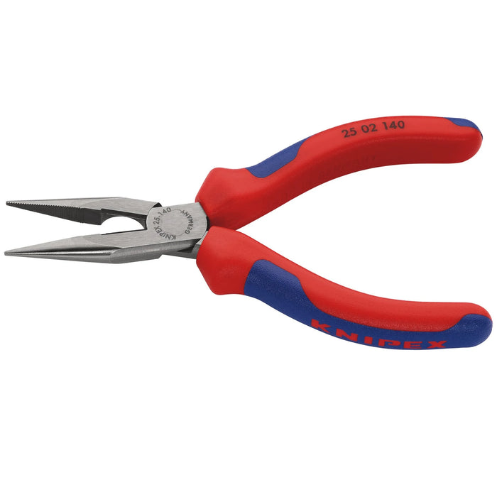 KNIPEX 25 02 140 SB Long Nose Pliers, 140mm - 25 02 140 SB