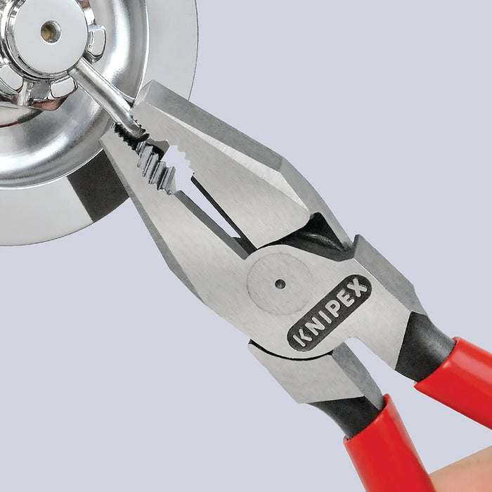 KNIPEX 02 02 180 SB High Leverage Combination Pliers, 180mm - 02 02 180 SB