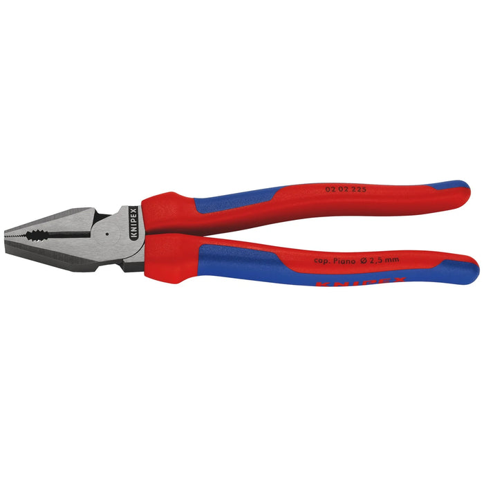 KNIPEX 02 02 225 SB High Leverage Combination Pliers, 225mm - 02 02 225 SB