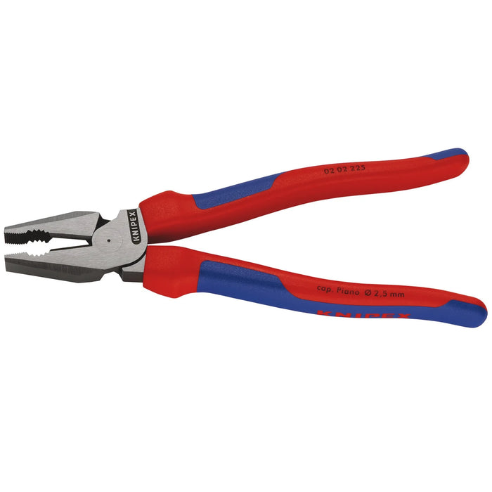 KNIPEX 02 02 225 SB High Leverage Combination Pliers, 225mm - 02 02 225 SB