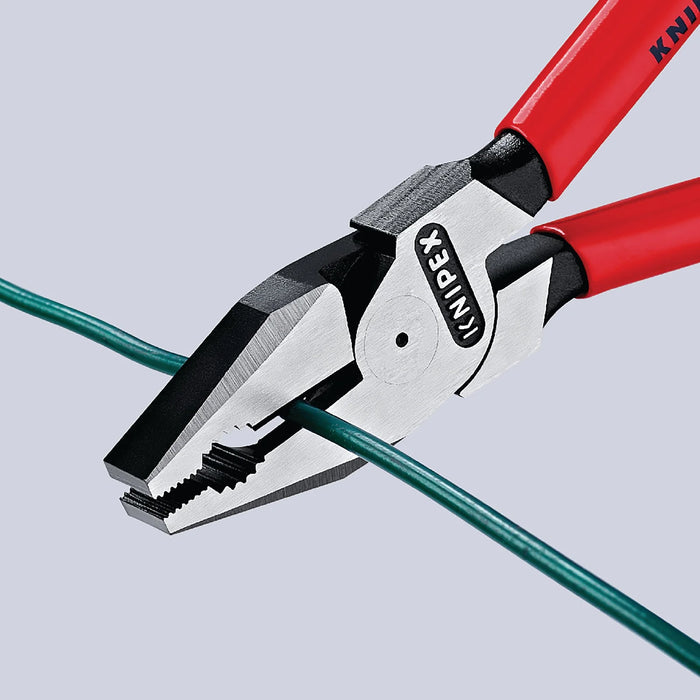 KNIPEX 02 02 225 SB High Leverage Combination Pliers, 225mm - 02 02 225 SB