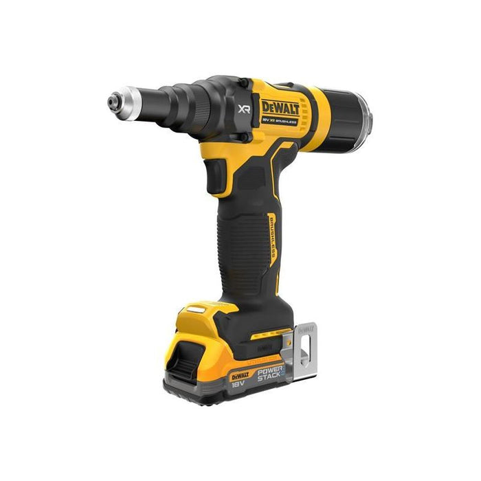 Dewalt Power Tools DCF403E1T XR 3/16in Brushless Riveter 1 x 1.7Ah POWERSTACK™ Li-ion DeWALT Power Tools - Town Tools