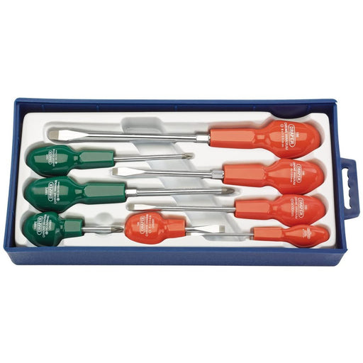 Draper Cabinet Pattern Screwdriver Set (8 Piece) 14077 Draper - Town Tools 