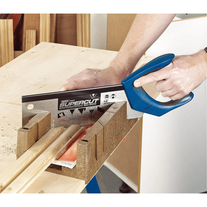 Draper Expert Supercut® Soft Grip Hardpoint Tenon Saw, 300mm/12", 11tpi/12ppi