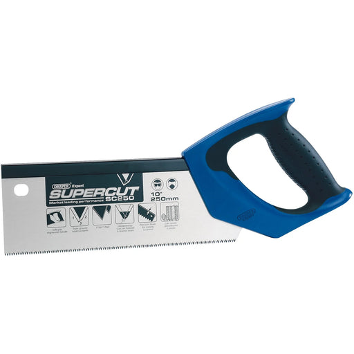 Draper Expert Supercut® Soft Grip Hardpoint Tenon Saw, 250mm/10", 11tpi/12ppi - image 1