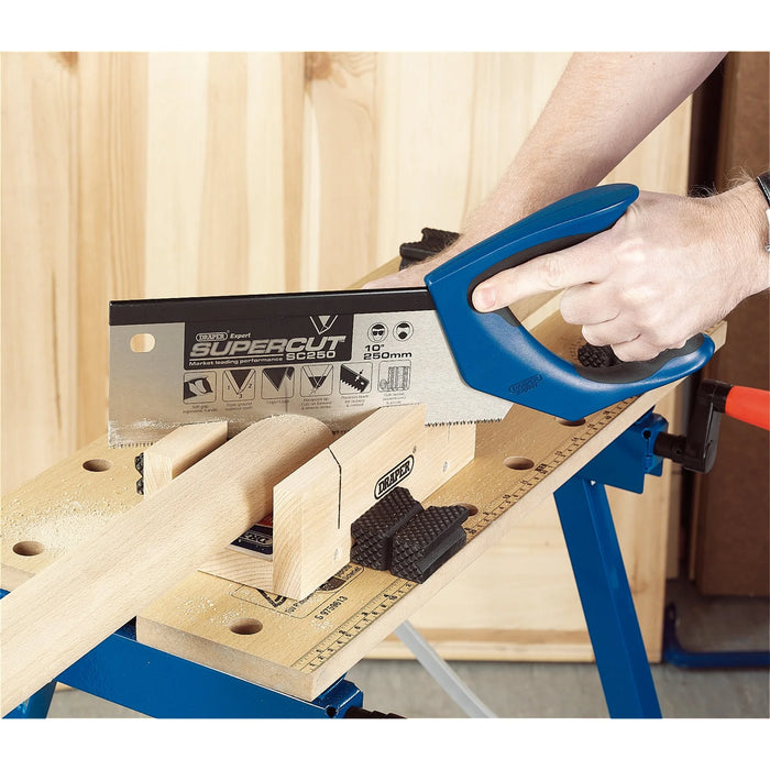 Draper Expert Supercut® Soft Grip Hardpoint Tenon Saw, 250mm/10", 11tpi/12ppi
