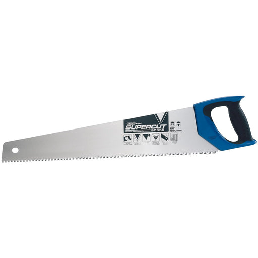 Draper Expert Supercut® Soft Grip Hardpoint Handsaw, 550mm/22", 7tpi/8ppi - image 1