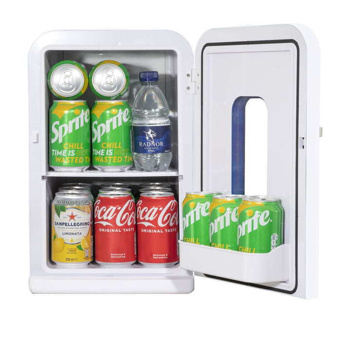 Baridi 15L Mini Fridge Cooler/Warmer 12V/230V - White