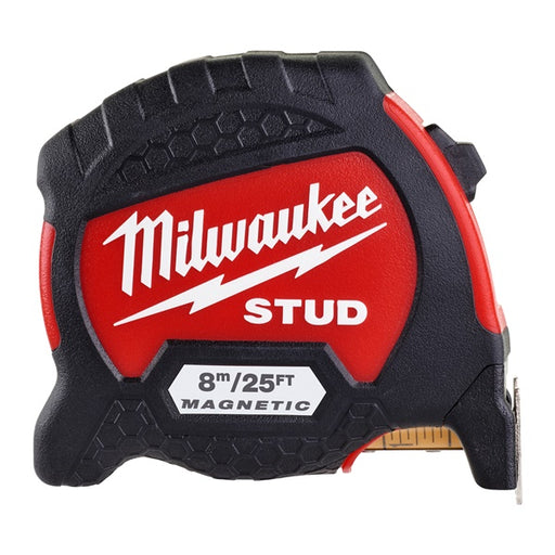 Milwaukee Stud Gen2 Magnetic Tape Measure 8m/26ft Milwaukee - Town Tools 