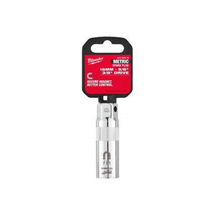 Milwaukee 16mm 3/8” Drive Magnetic Spark Plug Socket Milwaukee - Town Tools 