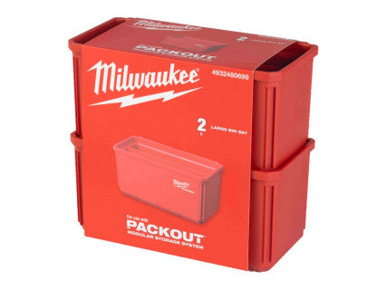 Milwaukee Packout 10X20 Cm Nest Bin2 Pcs. 4932480699 Milwaukee - Town Tools 