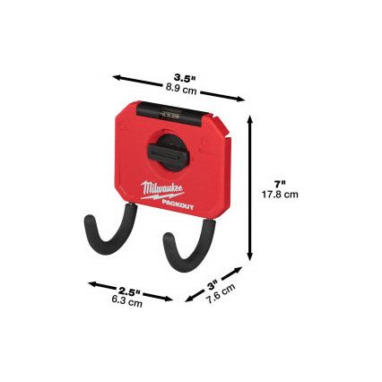 Packout Small Curved Hooks 4932480705 - Milwaukee Milwaukee - Town Tools 