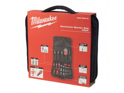 Milwaukee Eletriker Bag Hand Tools VDE 26 Pieces, Grey Milwaukee - Town Tools 