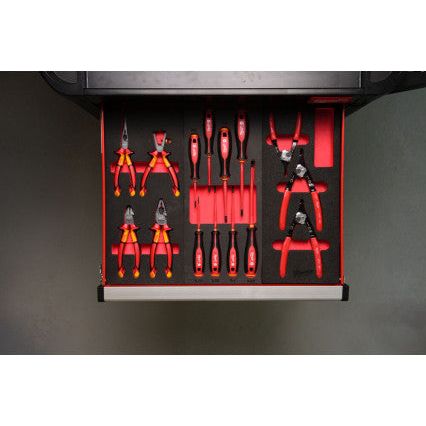 Milwaukee VDE Pliers Insert 4-Piece Insert for Workshop Trolley 78 cm Milwaukee - Town Tools 