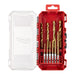 Milwaukee 10 Piece SHOCKWAVE Red Hex HSS Titanium Metal Drill Bit Set Milwaukee - Town Tools 