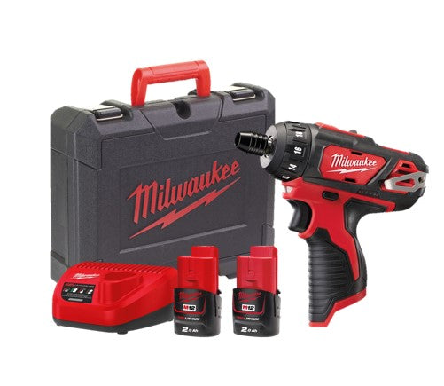 Milwaukee M12BD-202C Sub Compact Screw Driver Milwaukee - Town Tools 