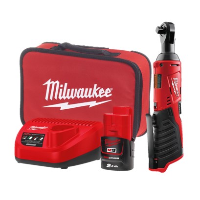 Milwaukee M12 1/4" Sub Compact Ratchet Kit Milwaukee - Town Tools 