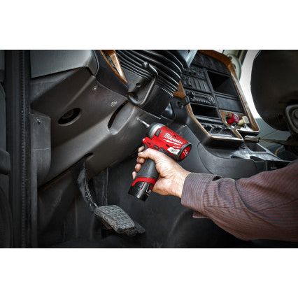 Milwaukee M12 FIW14-0 Fuel 1/4in Impact Wrench 12V Bare Unit Milwaukee - Town Tools 