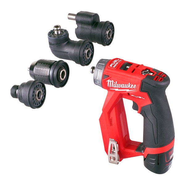 Milwaukee M12 12V Fuel 4-in-1 Drill Driver Kit with 2X 2.0Ah Batteries, Charger Milwaukee - Town Tools 