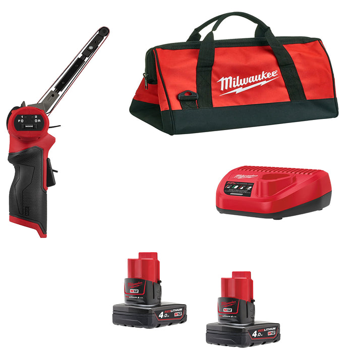 Milwaukee M12 FUEL Brushless 2nd Gen. Band File 13mm Kit Milwaukee - Town Tools 