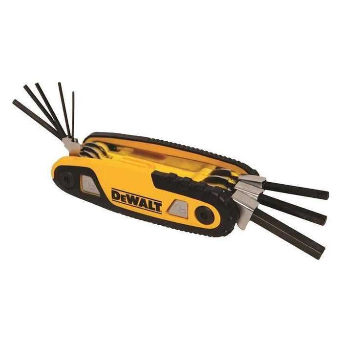 Dewalt Metric Folding / Locking Hex Key Set, 8 Piece Dewalt - Town Tools