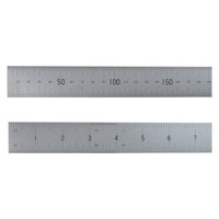 Fisher Satin Chrome Rule 1m/39in Marked to 36in