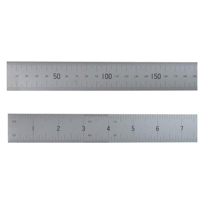 Fisher Satin Chrome Rule 1m/39in Marked to 36in Fisher - Town Tools