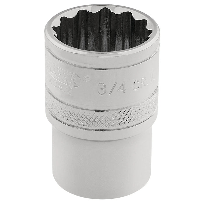 Draper Expert HI-TORQ® 12 Point Socket, Sq. Dr., 3/4" 1-3