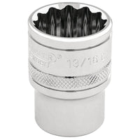 Draper Expert HI-TORQ® 12 Point Socket, 3/8" Sq. Dr., 13/16" - D-AF