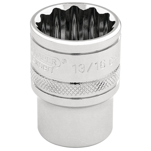 Draper Expert HI-TORQ® 12 Point Socket, 3/8" Sq. Dr., 13/16" - D-AF