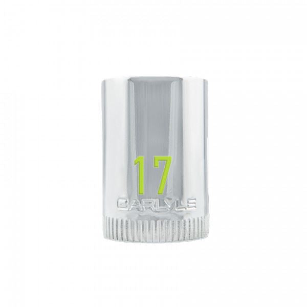 Carlyle Tools 3/8Dr 17mm 12Pt Chrome Socket