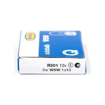 10 x Ring R501 W5W Car Sidelight Side Light Bulb 501 12v 5w Push Fit - E Marked Ring Automotive - Town Tools