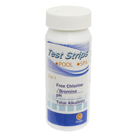Dellonda 3-in-1 Chlorine, PH & Alkalinity Test Strips x50 Strips - Pack of 1