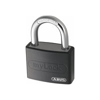 Abus Mechanical T65AL/40mm My Lock Aluminium Padlock Black Keyed Alike 6401